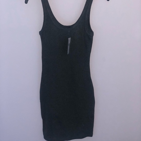 Fitted Grey Dress - Picture 1 of 4